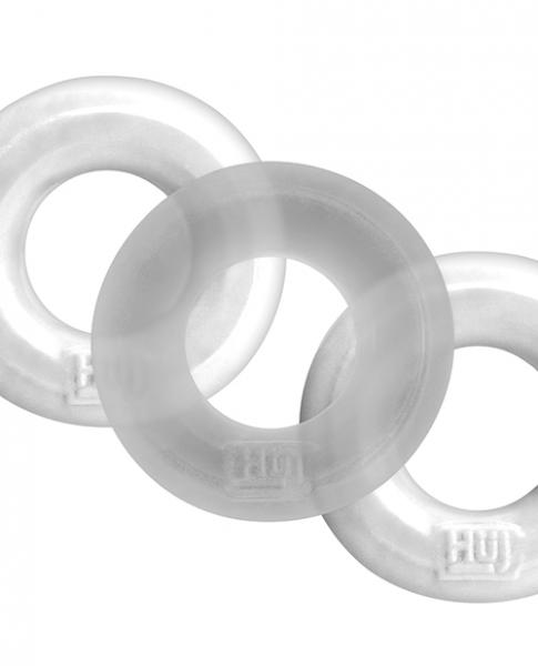 Hunky Junk 3 Pack C Ring - White Ice - Click Image to Close