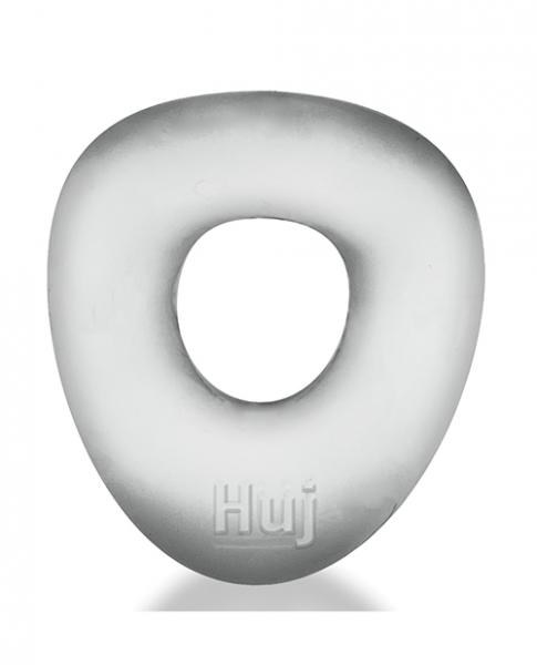 Hunkyjunk Form Cock Ring - Clear Ice - Click Image to Close