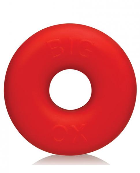 Big Ox Oxballs Cockring C-Ring Red Ice - Click Image to Close