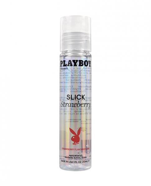 Playboy Pleasure Slick Lubricant - 1 Oz Strawberry