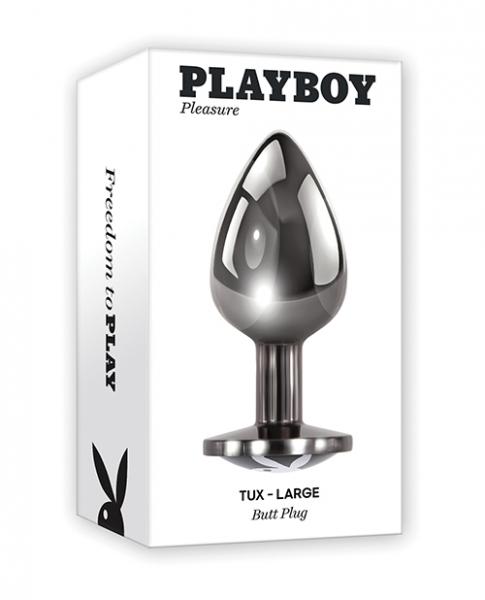 Playboy Pleasure Tux Butt Plug - Large - Click Image to Close