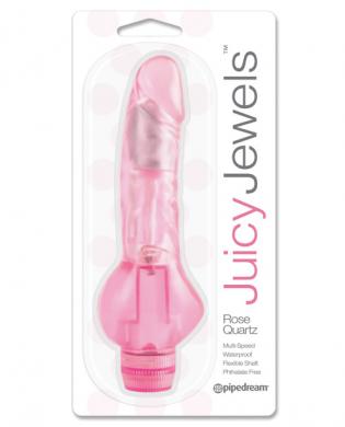 Juicy jewels rose quartz vibrator - pink