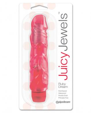 Juicy jewels ruby dream vibrator - red - Click Image to Close