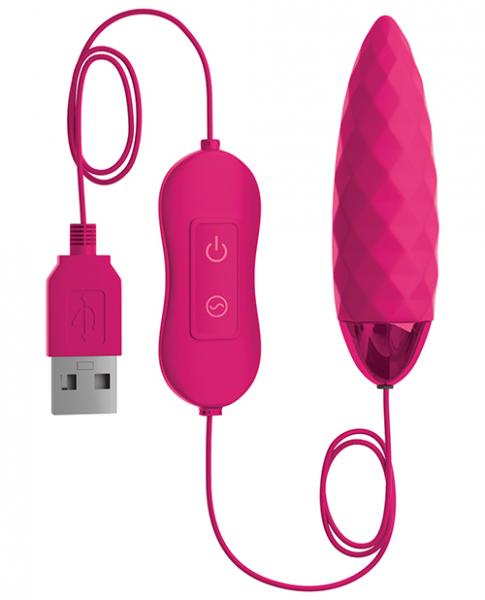 OMG! BULLETS #FUN USB Powered Bullet Vibrator Fuchsia - Click Image to Close