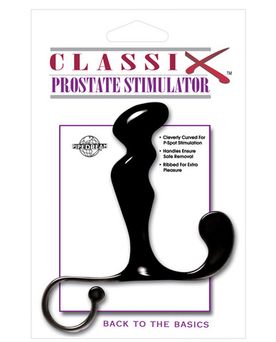 Classix prostate stimulator - black