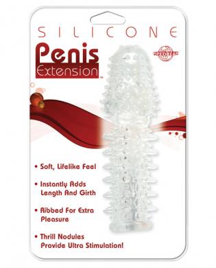 Silicone penis extension