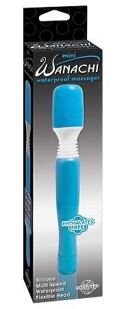 Mini wanachi waterproof massager - blue - Click Image to Close