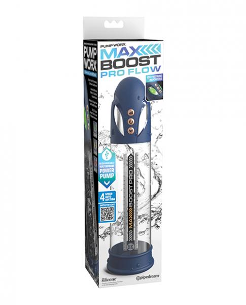 Pump Work Max Boost Pro - Blue/clear - Click Image to Close