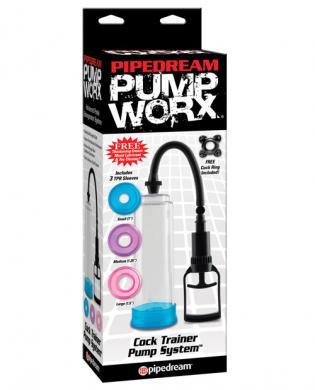 Pump worx cock trainer pump system w/3 tpr sleeves