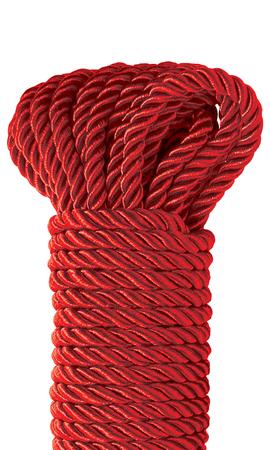 Fetish Fantasy Deluxe Silk Rope Red - Click Image to Close