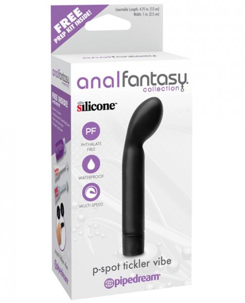 Anal Fantasy Collection P Spot Tickler Vibe - Black - Click Image to Close