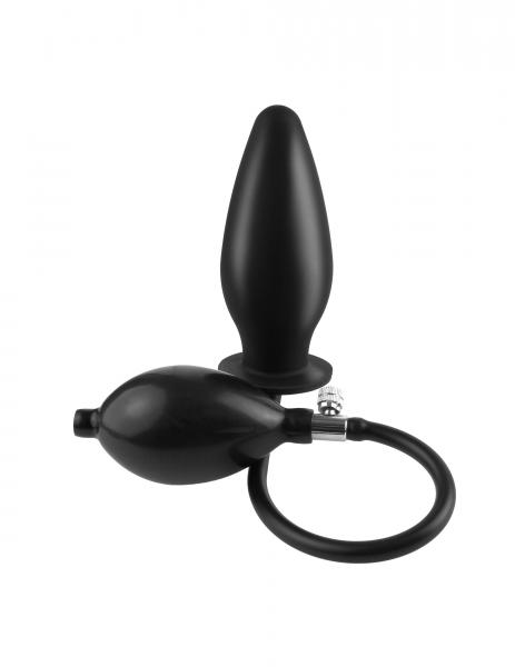 Inflatable Silicone Plug Black - Click Image to Close