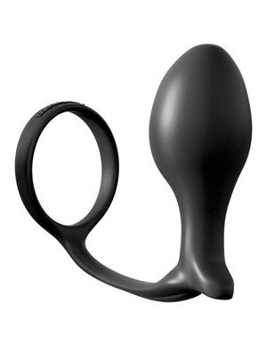 Anal Fantasy Ass Gasm Advanced Plug Cock Ring Black