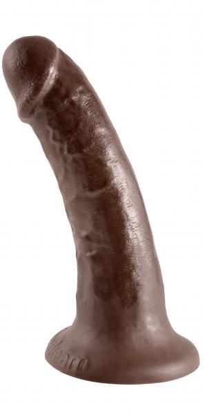 King Cock 6 Inches Dildo Brown