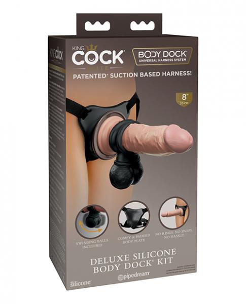 King Cock Elite Deluxe Silicone Body Dock Kit