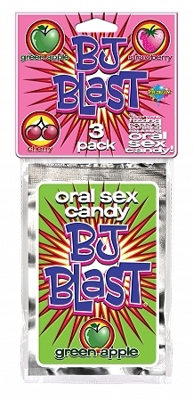 Bj blast oral sex candy - asst. flavors pack of 3