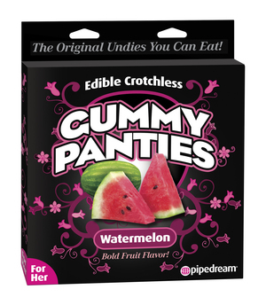 Edible crotchless gummy panty - watermelon