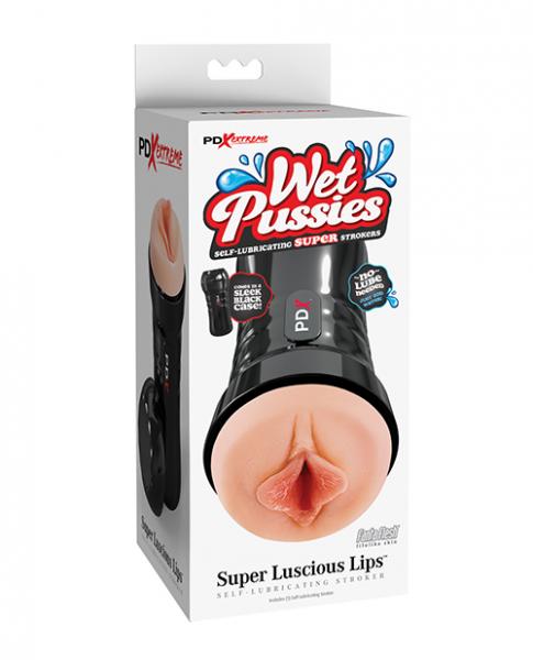 Pdx Extreme Wet Pussies Super Luscious Lips Stroker - Light