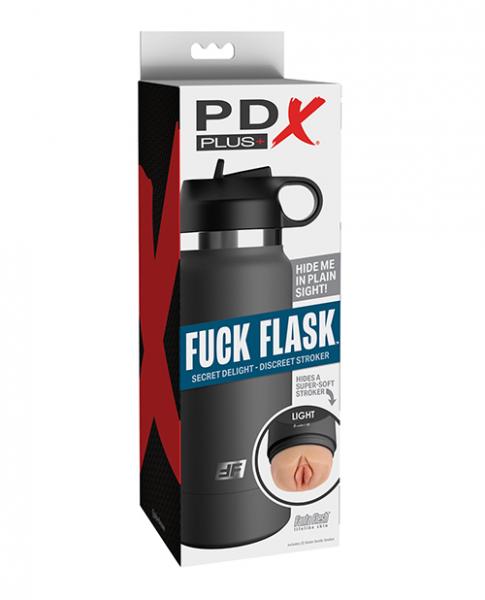 Pdx Plus Fuck Flask Secret Delight Stroker - Light/grey