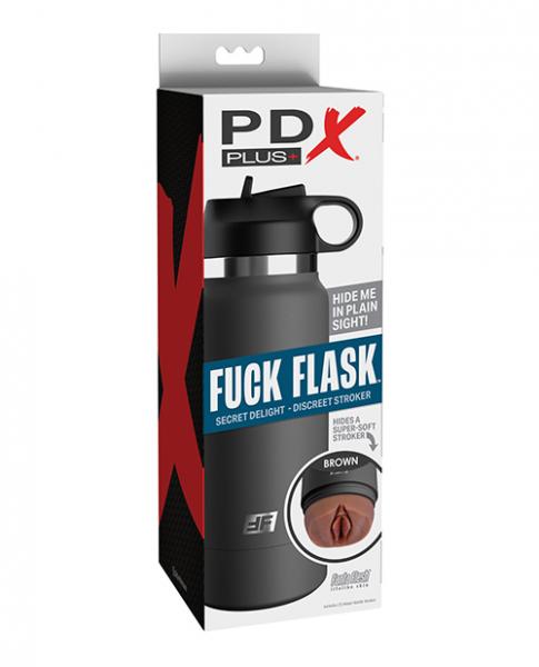 Pdx Plus Fuck Flask Secret Delight Stroker - Brown/grey