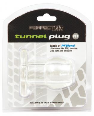 Perfect fit medium tunnel plug - clear