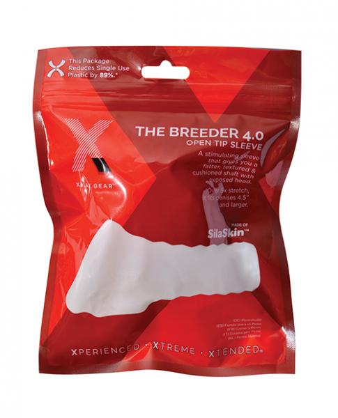 Xplay Gear The Breeder Sleeve 4.0 Clear - Click Image to Close