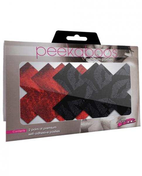 Stolen Kisses Xs Red & Black Pack Of 2