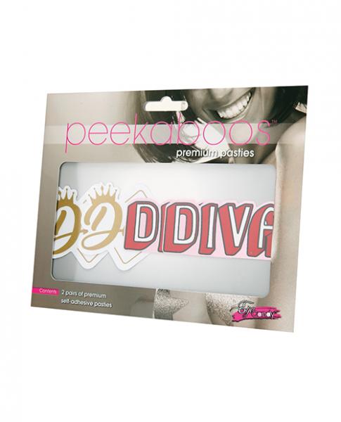 Peekaboos Diva Pasties - 2 Pairs - Click Image to Close