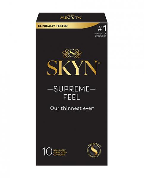 Lifestyles Skyn Supreme Feel Condoms - Pack Of 10 - Click Image to Close