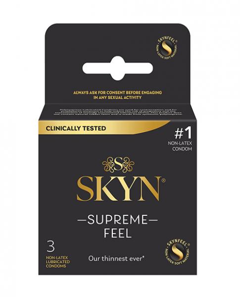 Lifestyles Skyn Supreme Feel Condoms - Pack Of 3 - Click Image to Close