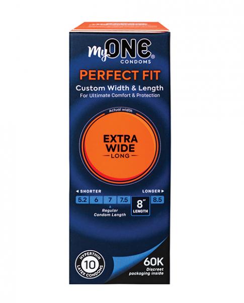 My One Extra Wide & Long Condoms - Pack Of 10 - Click Image to Close