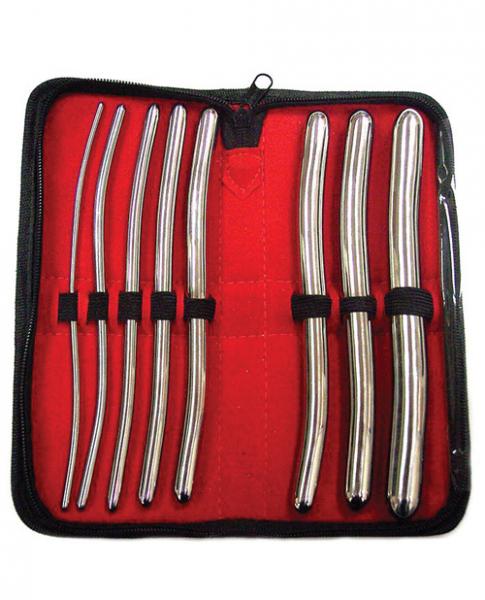 Rouge Stainless Steel Hegar 8 Piece Dilator Set - Click Image to Close