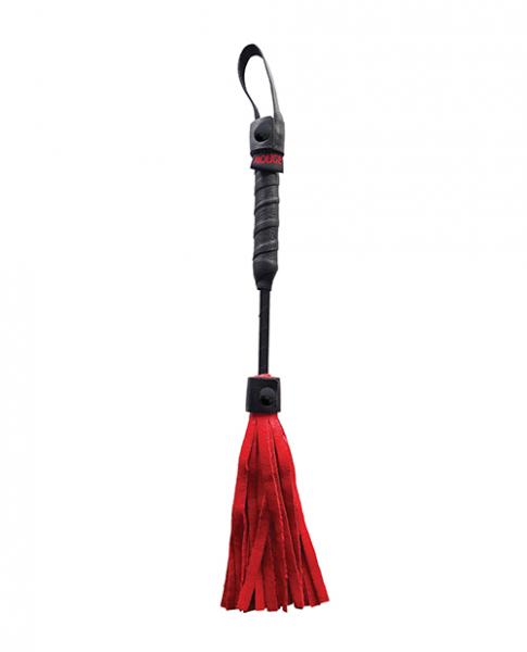 Rouge Mini Leather Flogger - Red - Click Image to Close