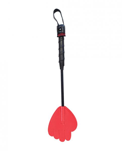 Rouge Mini Leather Hand Paddle - Red - Click Image to Close