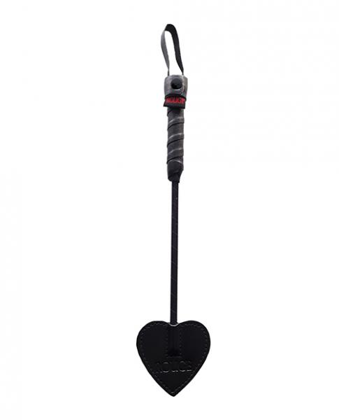 Rouge Mini Leather Spade Paddle - Black - Click Image to Close