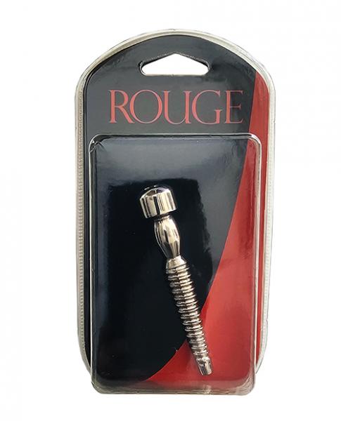 Rouge Stainless Steel Shower Penis Plug - Silver - Click Image to Close