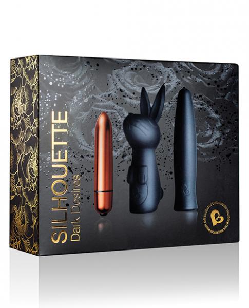 Rocks Off Silhouette Dark Desires Kit - Copper/black - Click Image to Close