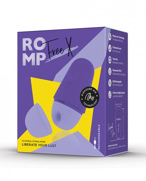 Romp Free X Clitoral Vibrator - Purple