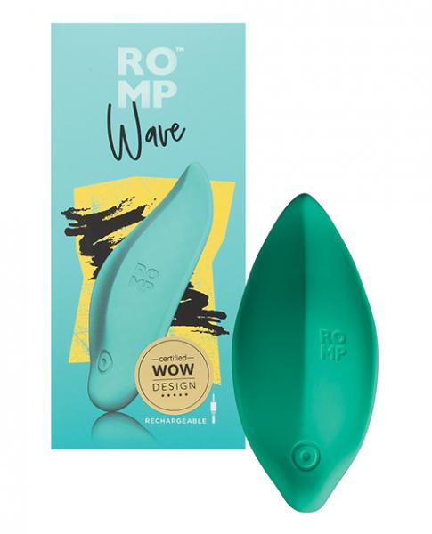 Romp Wave Lay On Vibrator - Mint - Click Image to Close