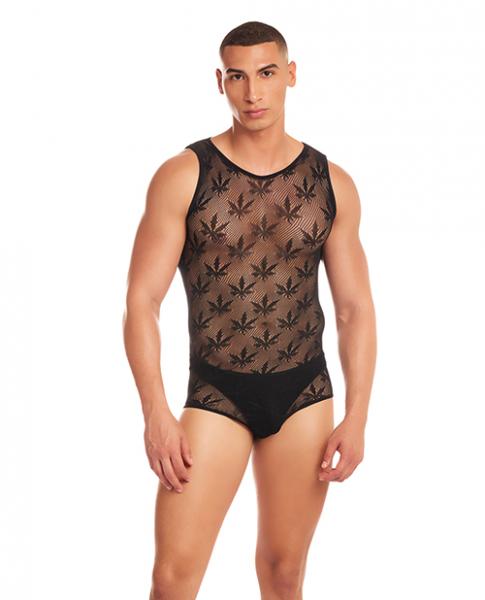 Rainbow Party Night Blaze Singlet 2 Pc Set - Black L/xl