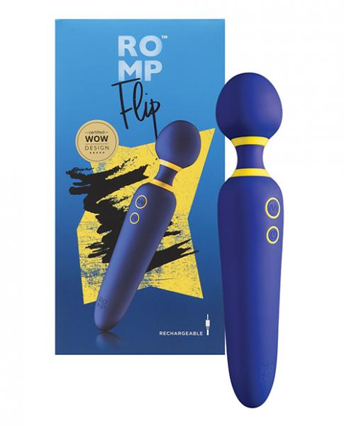 Romp Flip Wand Massager - Blue