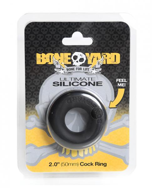 Boneyard Ultimate Silicone Ring - Black - Click Image to Close