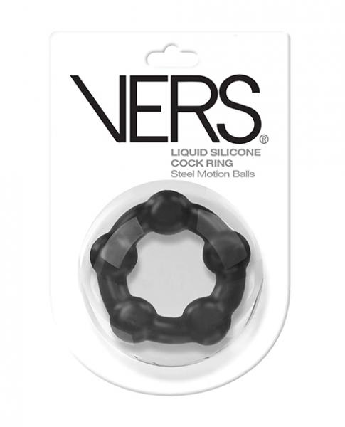 Vers Mobon Ball Cock Ring - Black