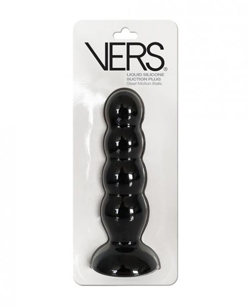 Vers Liquid Silicone Suction Plug - Black