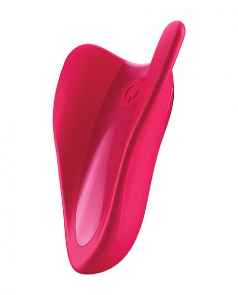 Satisfyer High Fly Finger Vibrator - Red - Click Image to Close