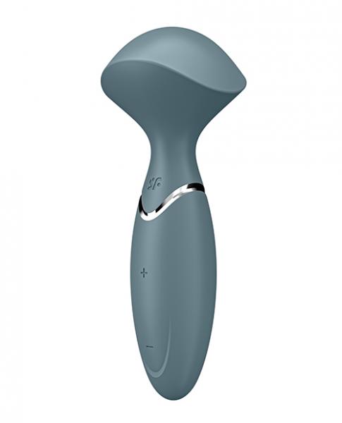 Satisfyer Mini Wand-er - Grey - Click Image to Close