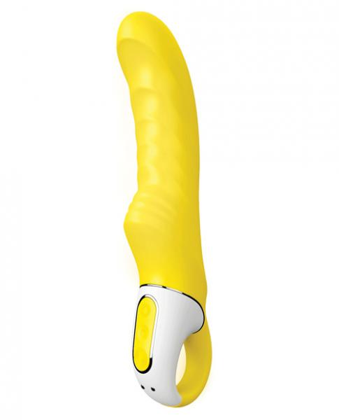 Satisfyer Vibes Yummy Sunshine Yellow G-Spot Vibrator - Click Image to Close