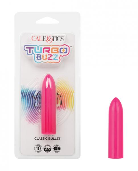 Turbo Buzz Classic Bullet Stimulator - Pink - Click Image to Close