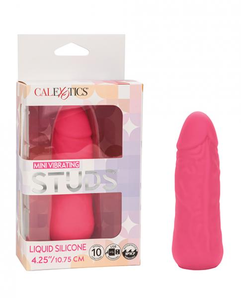 Silicone Studs Mini Vibrating Studs - Pink - Click Image to Close