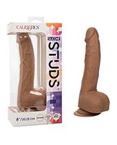 Silicone Studs 8" Dildo - Ivory - Click Image to Close